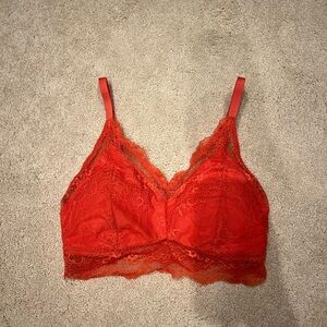 Gilly Hicks Lace Bralette in Coral